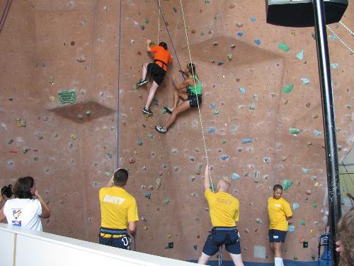rock climbing